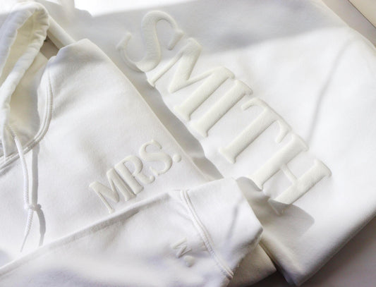 Mrs & Mr Personalized Puff Set