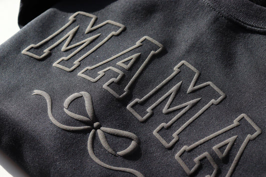 Mama Personalized Puff Sweatshirt