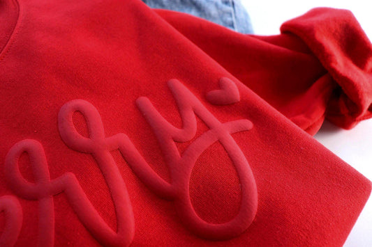 Merry Puff Christmas Sweatshirt