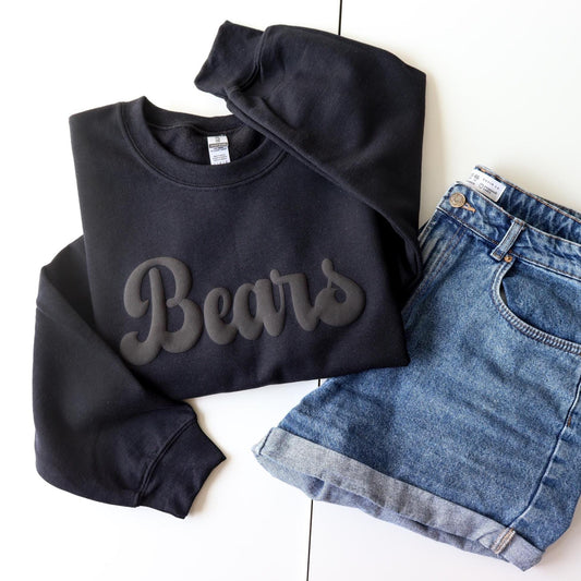 Team Name Personalized Puff Sweatshirt