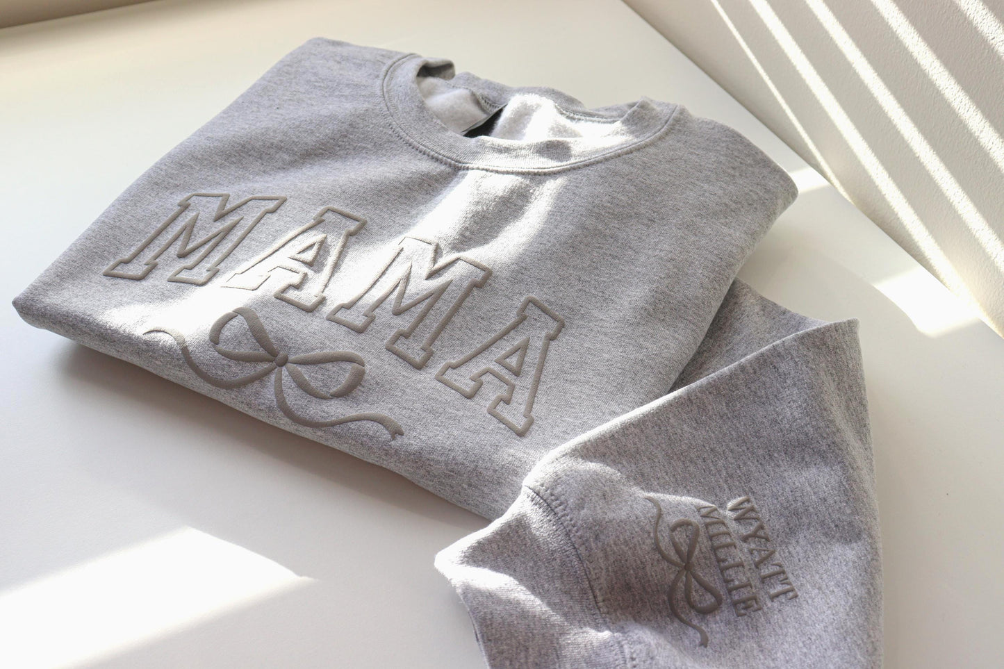 Mama Personalized Puff Sweatshirt
