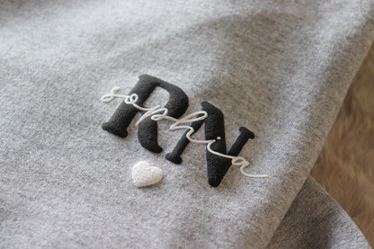 RN Personalized Puff Sweatshirt