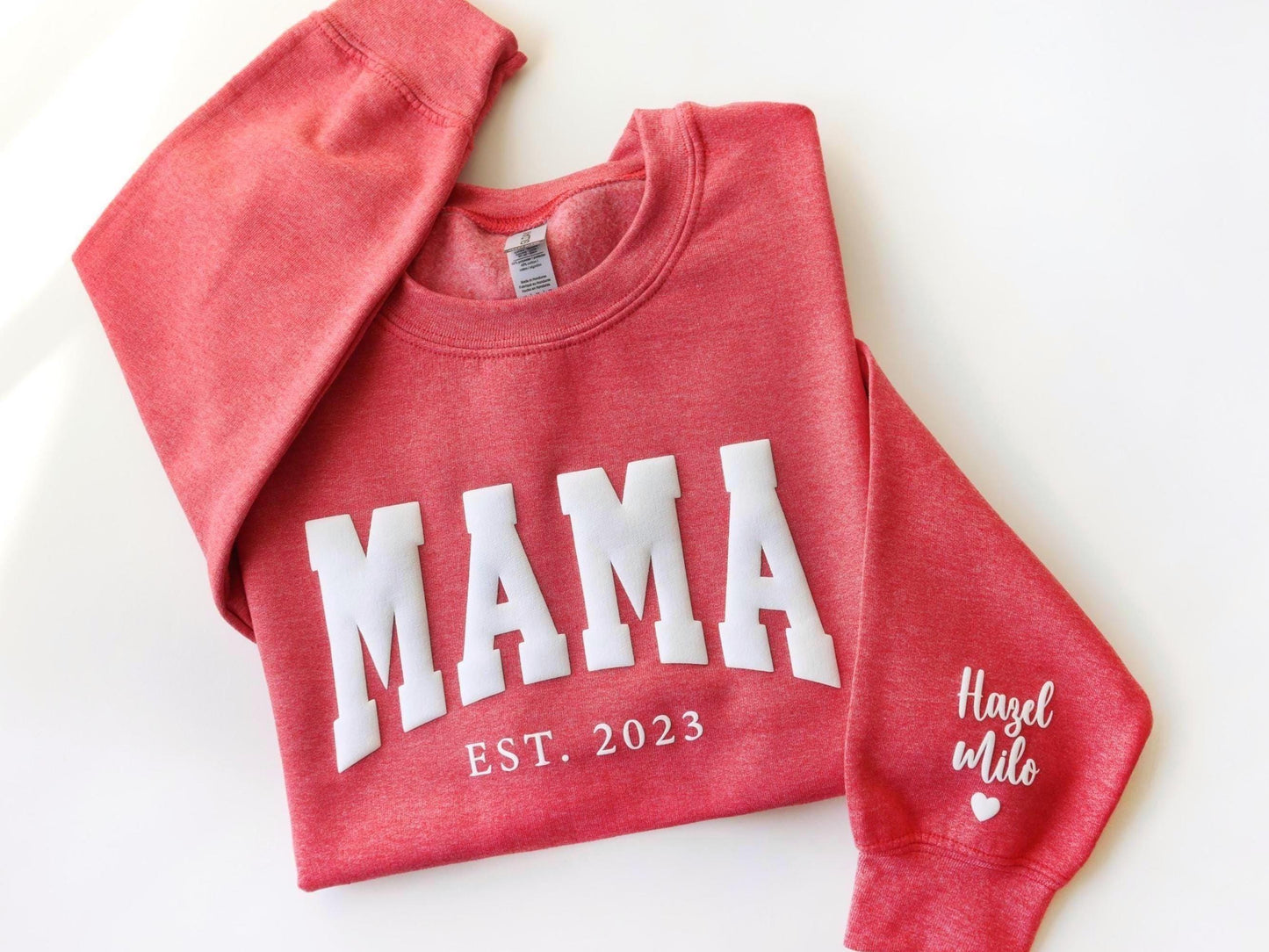Mama Puff Personalized Embossed Sweatshirt