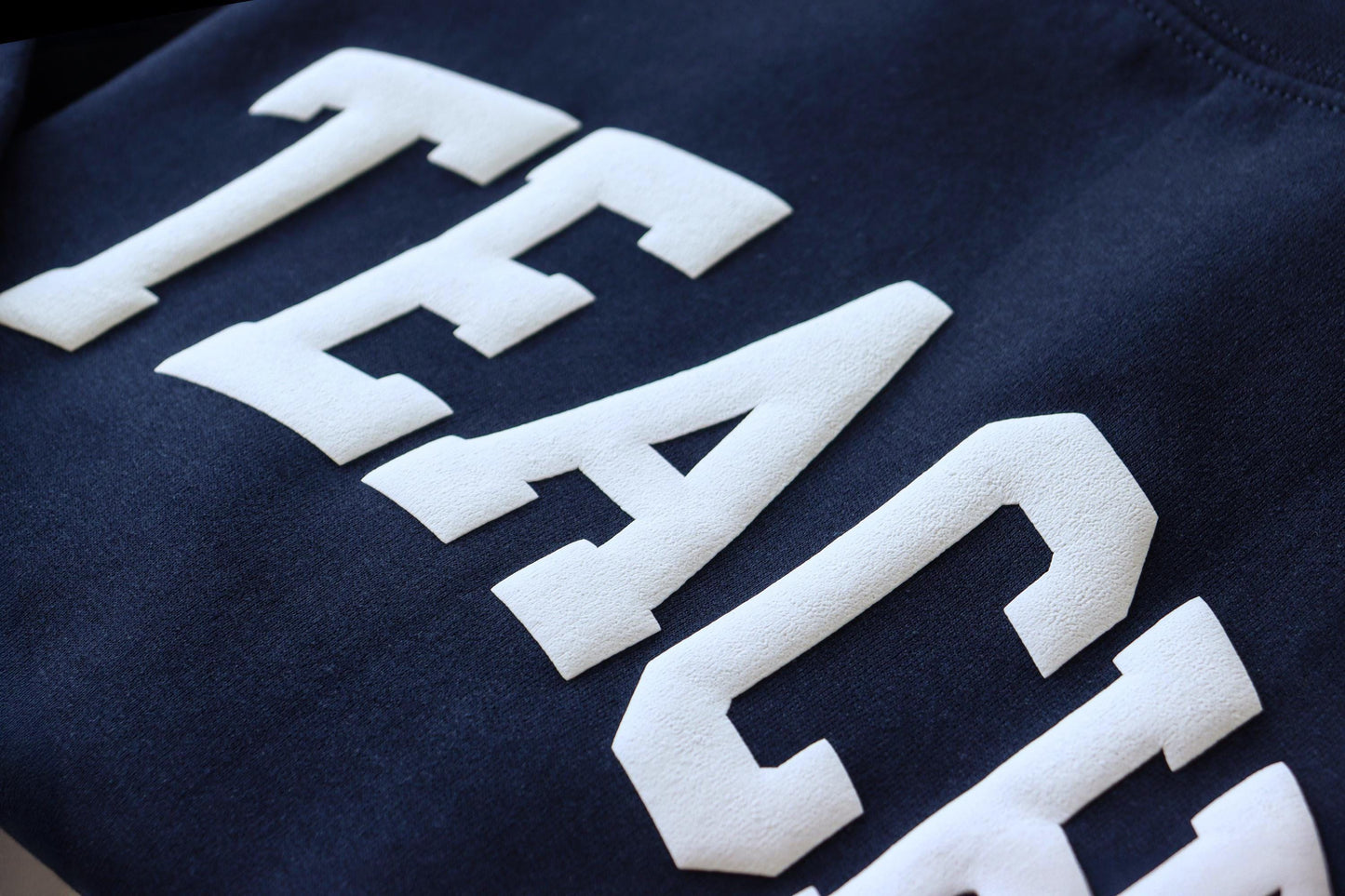 Teacher Embossed Sweatshirt: Teacher Appreciation Gift