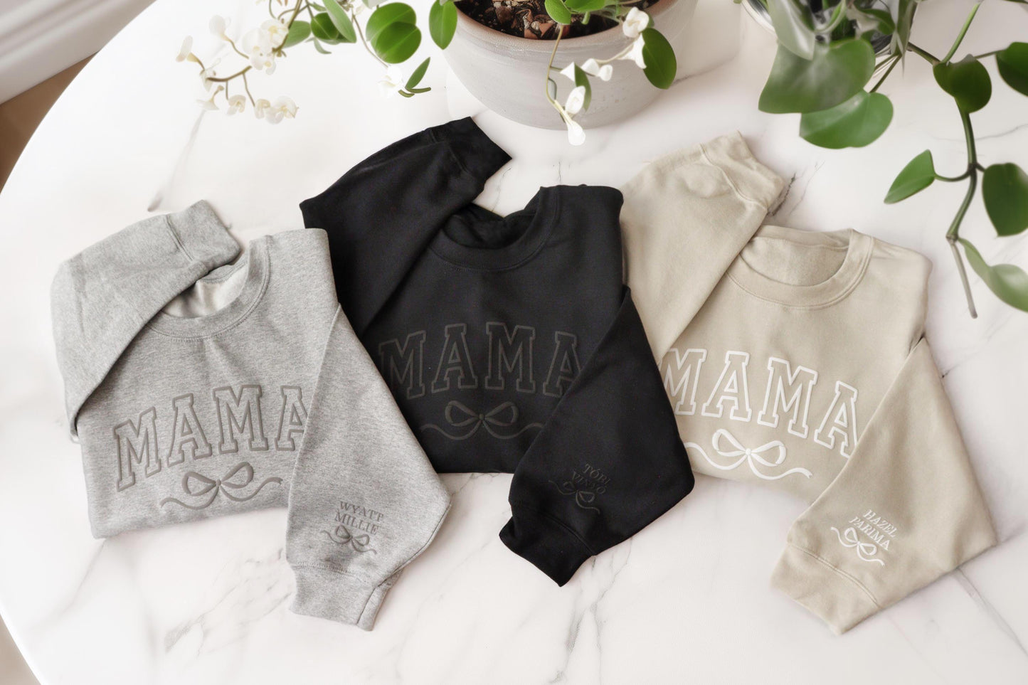 Mama Personalized Puff Sweatshirt