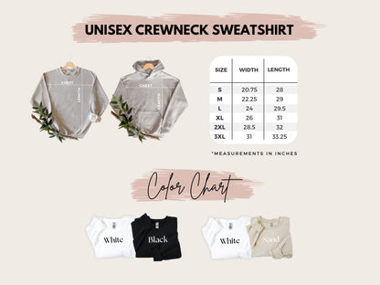 Bride & Groom Personalized Puff Sweatshirt