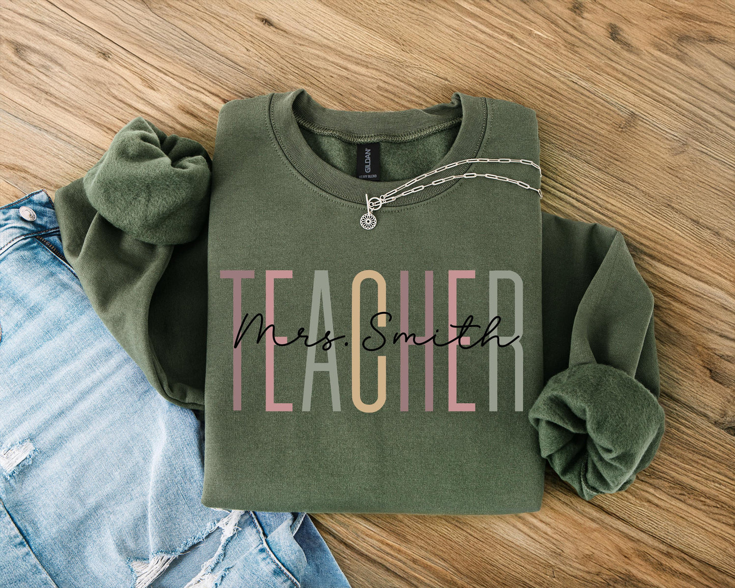 Personalized Teacher Sweatshirt: Appreciation Gift