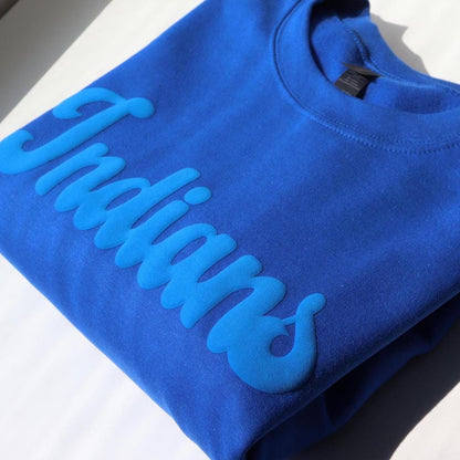 Custom Team Name Puff Crewneck Sweatshirt
