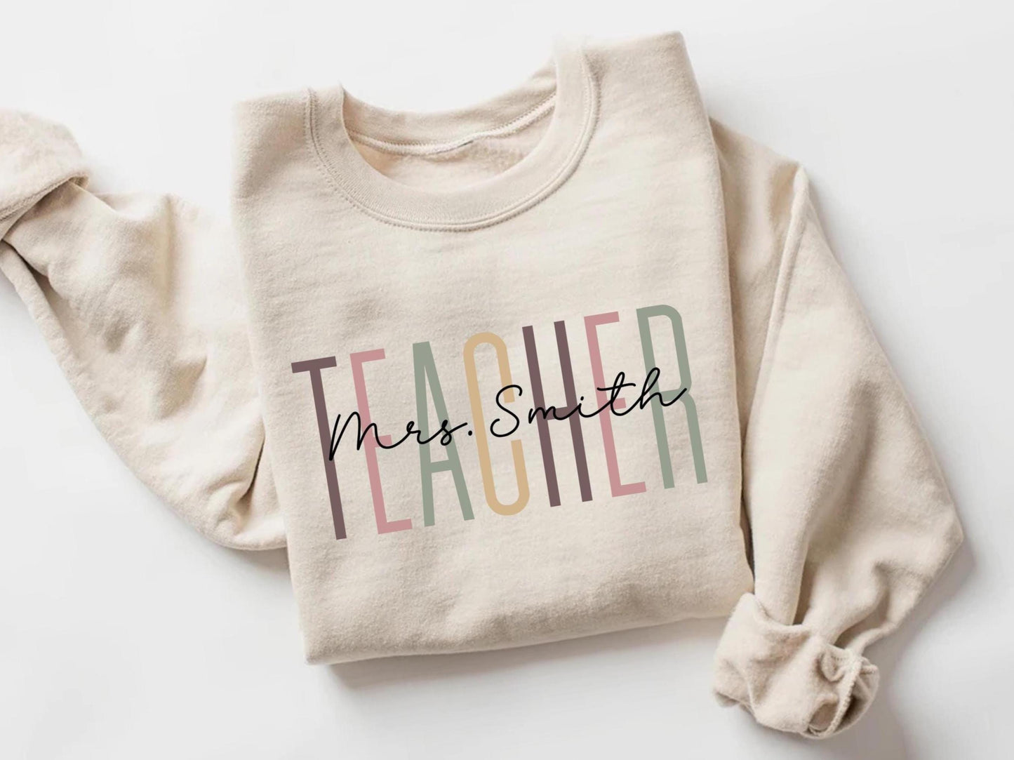 Personalized Teacher Sweatshirt: Appreciation Gift