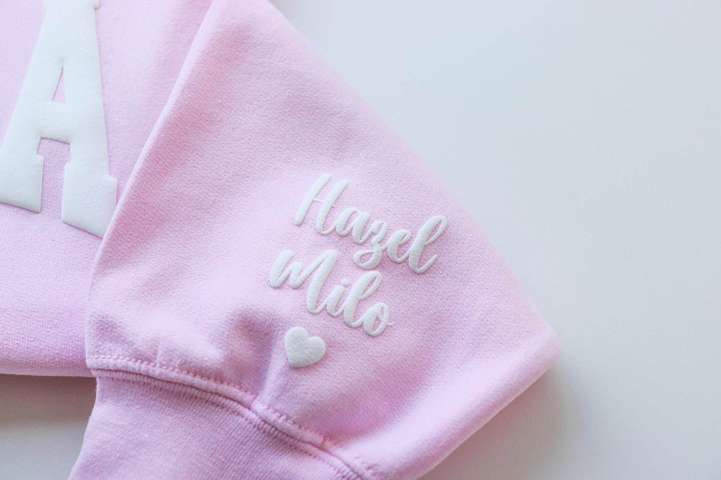 Mama Puff Personalized Embossed Sweatshirt