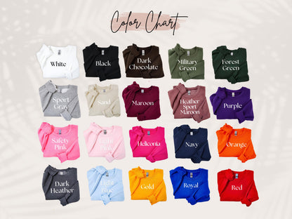 Custom Team Name Puff Crewneck Sweatshirt