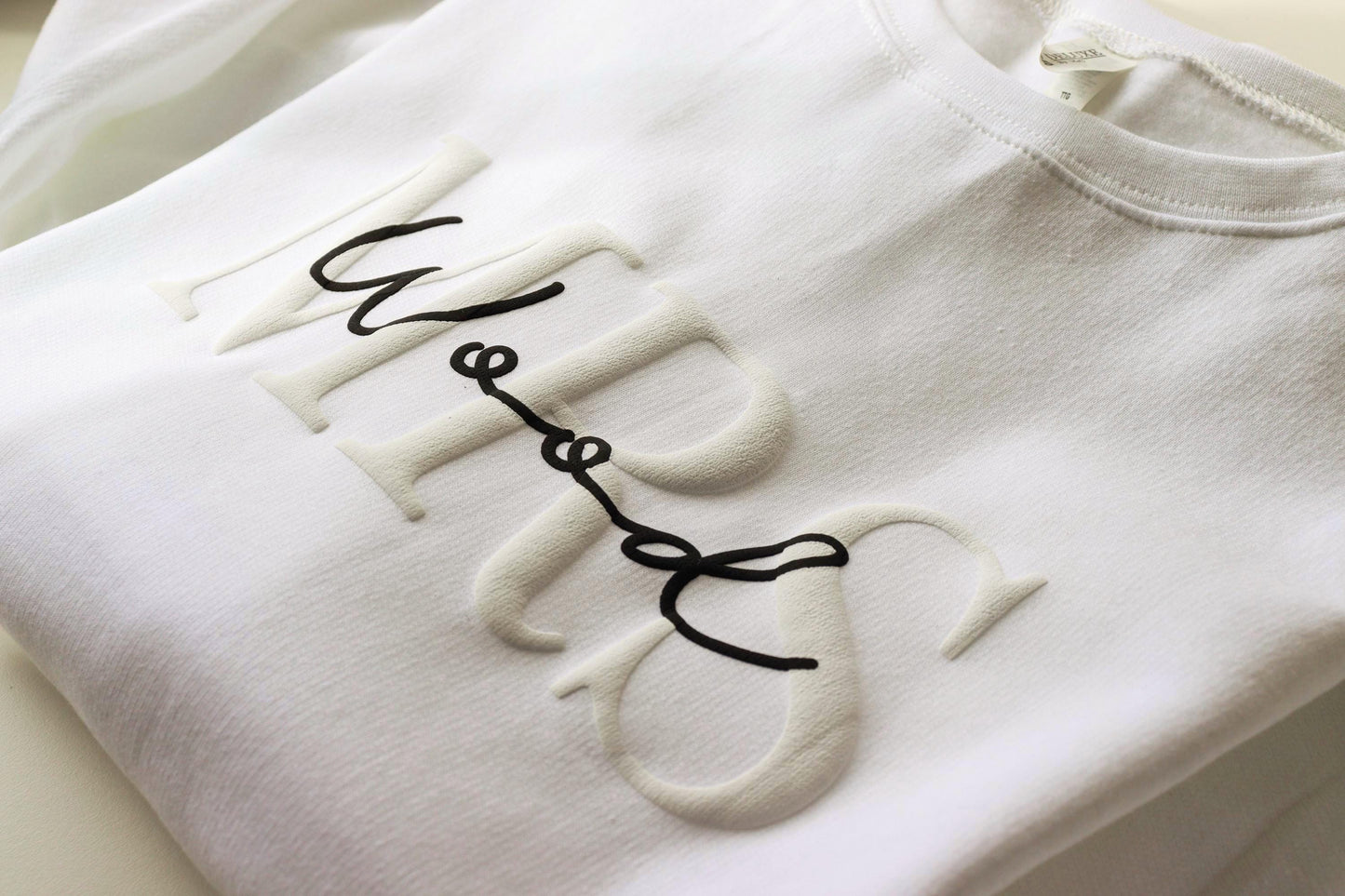 Mr & Mrs Personalized Puff Sweatshirt