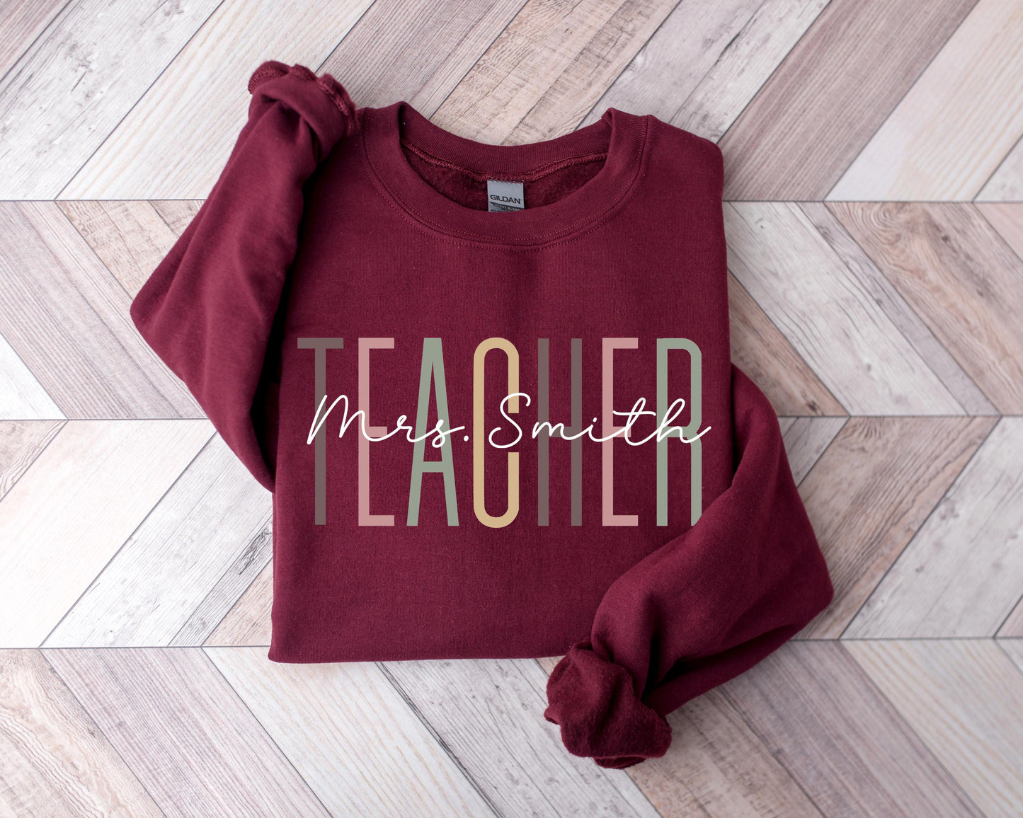 Personalized Teacher Sweatshirt: Appreciation Gift