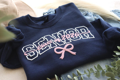 Senior 2026 Personalized Puff Sweatshirt