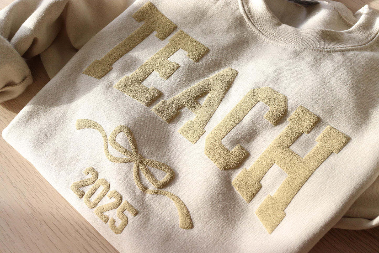 Teacher Custom Puff Sweatshirt